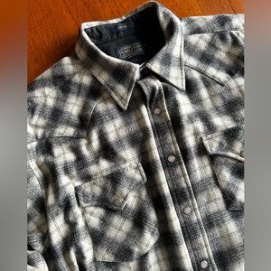 Pendleton Canyon Shirt Men’s XL 100% Wool High Grade Western Wear Pearl Snap